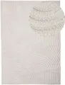 Teppich "Holly Zen 1", rechteckig, 12 mm Höhe, Hoch-Tief-Effekt, geometrisch, Zeitloses Design, dekoratives Highlight Creme 12 mm B: 120 cm 1 St. - 12 mm