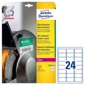 Klebeetiketten - aus PE - Laser - permanent - 63,5 x 33,9 mm - 24 et/fg - 10