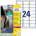 AVERY Zweckform resistente Folienetiketten L7912-10 weiß 63,5 x 33,9 mm, 10...