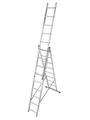 KRAUSE CORDA 3x9 Sprossen Vielzweckleiter AH 6,20 m | Neue Norm - Art-Nr: 030399
