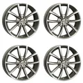 4 Autec Astana Winter Felgen 8,0x18 5x114,3 SILP für Suzuki SX4 Swift Vitara Kiz