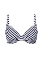 Venice Beach Bikini-Top Damen Mikrofaser mehrfarbig gestreift, 40E 629887-0008-09350