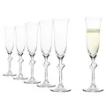 Stölzle Lausitz L'Amour Champagnergläser satiniert 2er-Set 175 ml – Edle Champagnerkelche ideal für Sekt & Prosecco – Hochwertige Sektgläser aus Kristallglas – Spülmaschinengeeignet & Bruchfest