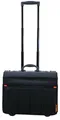 Trolley Pilotenkoffer Aktenkoffer 47 cm Schwarz Davidts