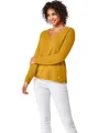 Heine Kaschmirpullover in Gelb, Größe 40/42, Damen