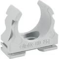 50 Stück Fränkische Kunststoff-klemmschelle Clipfix-h0, Halogenfrei, Ø Mm 16 Mm, Grau