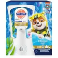 Sagrotan Seife No-Touch Kids Starter-Set Kamille, Flüssigseife, automatischer Seifenspender, 250ml