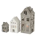Boltze Laternen Set Firenza Windlichter 3-teilig stilvolles Design Lichthaus