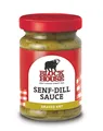 GOURVITA DE BLOCK HOUSE Senf-Dill-Sauce, 80ml Glas 3971