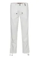 Indicode IDIves Herren Leinenhose Sommerhose Lange Stoffhose mit Kordel Gürtelschlaufen Leinenmix Eingrifftaschen Regular fit, Größe:XL, Farbe:Off-White (002)