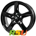 RC-Design RC30T schwarz lackiert 7x17" ET55 LK5 120 ML 65.1 Alufelgen 17 Zoll