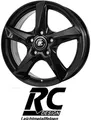 4x RC-Design RC30T 7X17 5/120 ET55 Schwarz lackiert