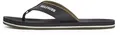 Tommy Hilfiger Herren Flip Flops Padded Comfort Sandal mit Logo, Schwarz (Black), 42
