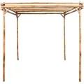 vidaXL Pergola Bambus 170×170×220 cm - Braun