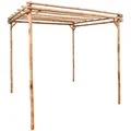 Pergola Bambus 170x170x220cm Garten Pavillon Spalier Rankhilfe Terrasse vidaXL