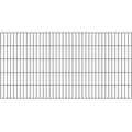Doppelstab-gittermatte, Verz.anthr, Bxh2000x1000mm, Draht-ø6/5/6, Masche50x200mm - Alberts