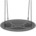 tectake® Nestschaukel, Korbschaukel bis 120 kg belastbar, Schaukel für Kinder und Erwachsene, Outdoor Gartenschaukel oder Indoor Hängesessel, Spielzeug für Garten oder Kinderzimmer (GRÖSSE Ø 100 cm)