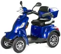 VELECO Seniorenmobil Lithium-Ionen Akku 4-Rad ElektroRoller 1000W FASTER (BLAU)