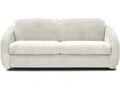 habitat et jardin Express-Schlafsofa Laurie aus Strukturstoff - 140 cm Bett - 3 Plätze - Beige