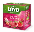 Loyd Früchtetee Himbeere Erdbeere 20 Teebeutel - Himbeeren Tee Pyramidenbeutel