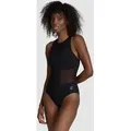 Badeanzug Damen arena Mesh Panels Vent-Back - Black - 36