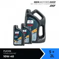 Fuchs Titan Syn MC 10W-40 MB 229.3 RN VW API SN Motoröl 5+2 Liter = 7 Liter