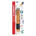 STABILO - Druck-Kugelschreiber - pointball - 2er Pack - schwarz
