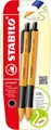 Druck-Kugelschreiber - STABILO pointball - 2er Pack - schwarz