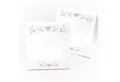 Frau WUNDERVoll Sticker 12 Tischnummern zum Selbstbeschriften -HERZEN-