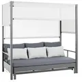 Dehner Daybed Hollywood, ca. B195/H195/T183 cm, Schwarz, Grau