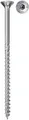 Fischer Spanplattenschraube 4,5x60 blvz Power-Fast II Senkkopf, TG TX VE=500 (Pack mit 500 St) (670275)