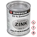 Bindulin Flüssig Zink Silber 95 Prozent Zinkanteil Metalldose 125ml