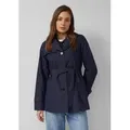 s.Oliver Trenchcoat Outdoor-Jacke Wasserabweisender Trenchcoat im Slim Fit blau XL (42)