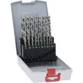 Bosch Accessories 2608587013 HSS Metall-Spiralbohrer-Set 19teilig 1 mm, 2 mm, 3 mm, 4 mm, 5 mm, 6 mm, 7 mm, 8 mm, 9 mm, 10 mm geschliffen DIN 338