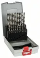 Bosch Professional HSS-G Spiralbohrer Metallbohrer-Set DIN 338 Ø1-10 mm 19tlg