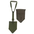 BW Bundeswehr Klappspaten mit Tasche Armee Spaten Feldspaten oliv mit Hülle NEU