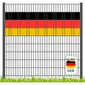 zaunzu Sichtschutz Deutschland für Doppelstabmatten Volle Streifenbreite