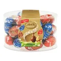 Lindt LINDOR Eier Mischung | 450g Beutel | 9x Vollmilch, 8x Feinherb, 8x Noisette | Zartschmelzende Schokoladeneier | Osterschokolade | Schokoladengeschenk | Ostereier Vielfalt | Genuss zu Ostern
