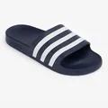 Badelatschen Damen/Herren - Adilette Aqua blau/weiß