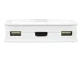 InLine Cable KVM Switch - KVM-/Audio-/USB-Switch - 2 x KVM/Audio/USB - 1 lokaler Benutzer - Desktop