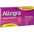 ALLEGRA Allergietabletten 20 mg Tabletten 6 St. PZN 18181918