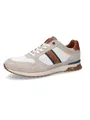 Camel Active Leder-Sneakers in Beige/ Weiß/ Hellbraun, Größe 43, Weiß/Beige/braun, Herren