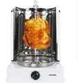Dönergrill & Hähnchengrill | 1400W | Timer | 6 Spieße | Fettfrei | Weiß - Zirkulon - Weiß