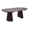 Osaka Esstisch 2 Zusatzplatten ø120x120-160-200cm smoked Eiche Furnier. ebuy24