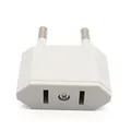 Reiseadapter USA auf Europa DE Steckdose US Plug Adapter 10A 250V Weiß