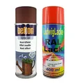 LudwigLacke Rosteffekt Spray 400ml + Grundierung 400 ml