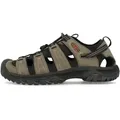 Keen Targhee III Sandal Herren Grey Black - Grau / EUR 43