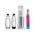 Sprudelwasserbereiter SodaStream Duo White + 2 Flaschen