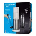 SodaStream DUO Edelstahl, Weiß