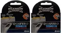 8x Wilkinson Quattro Titanium Precision Rasierklingen - 2x 4er Pack